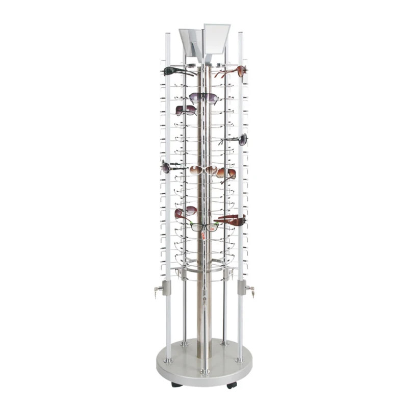 Langle Floor-standing rotating glasses display rack supermarket optical store display shelf sunglasses display rack