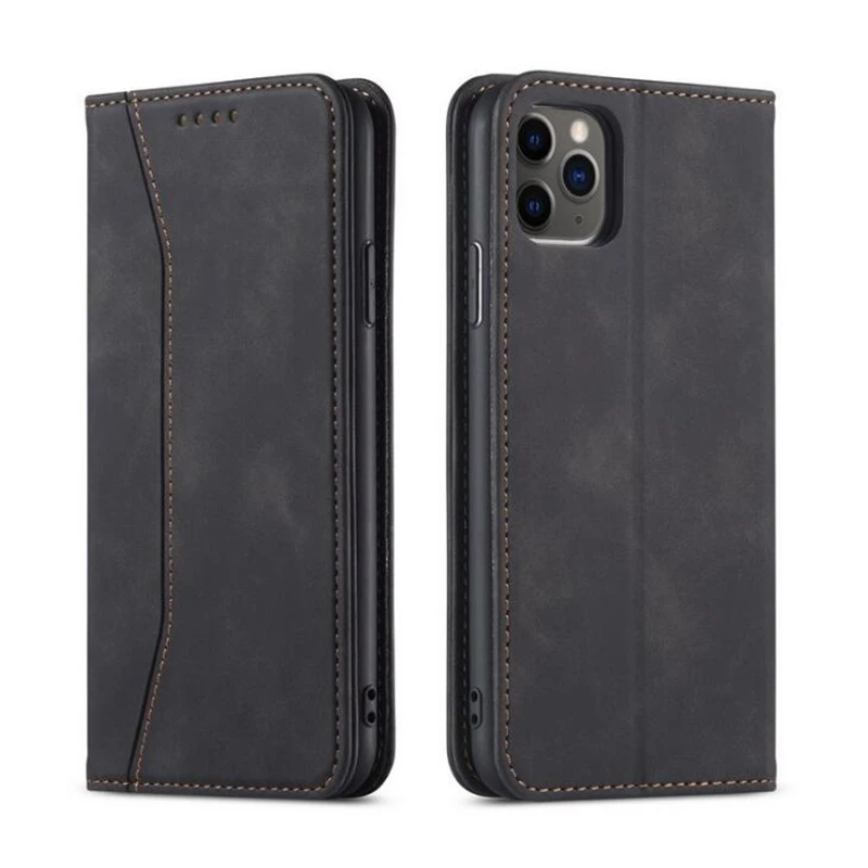 Кожаный чехол-книжка для Sam Galaxy A50 A51 A52 A71 A12 A21s A40 A41 A70 S20 S21 S10 S9 S8