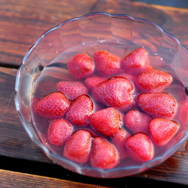 3kg canned fruit strawberry in light syrup