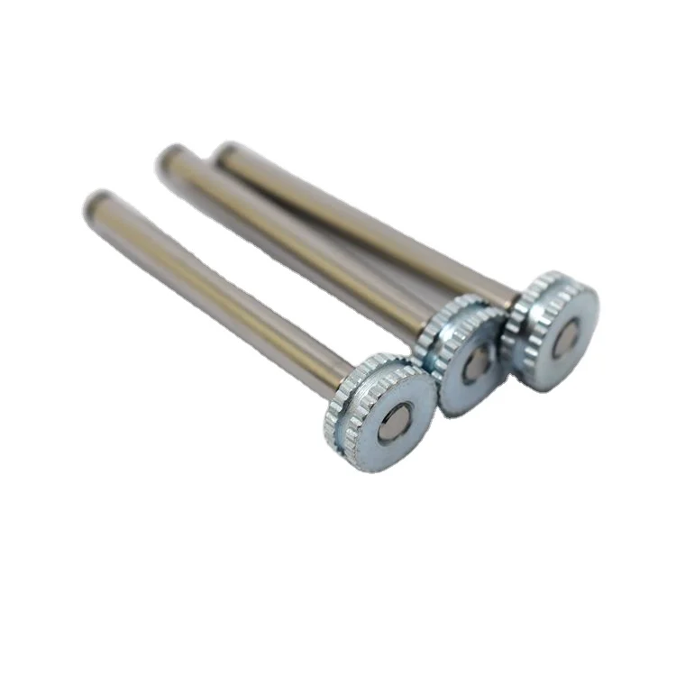 
Professional micro knurling stainless steel high tolerance electric motor fan shaft by CNC turning 