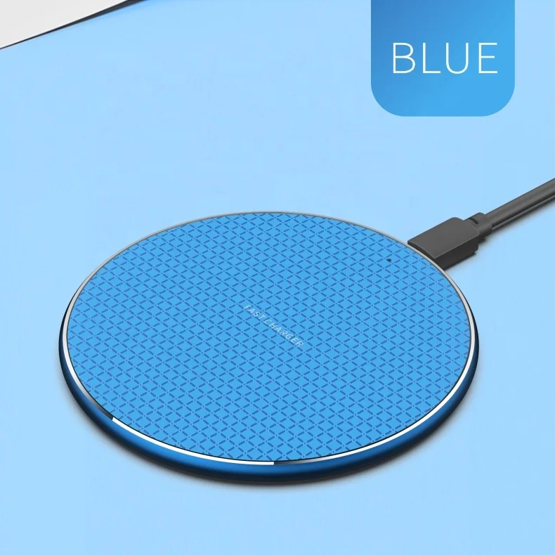 
Free sample 2020 New design metal alloy 10w fast charging wireless charger for iphone Samsung Settpower K8 