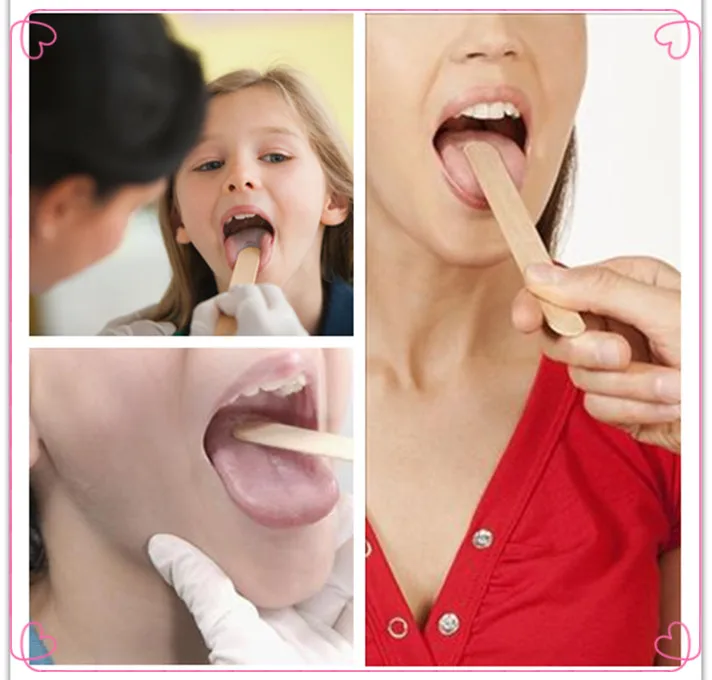 Wholesale factory price high quality  medical disposable tongue depressor for oral examination with box