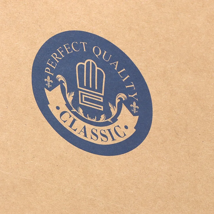 Custom Logo Recycled Grocery Kraft Paper Bag for  Food Drinks Shopping Bag for Clothes Cosmetics Shoes Biodegradable Takeout Bag