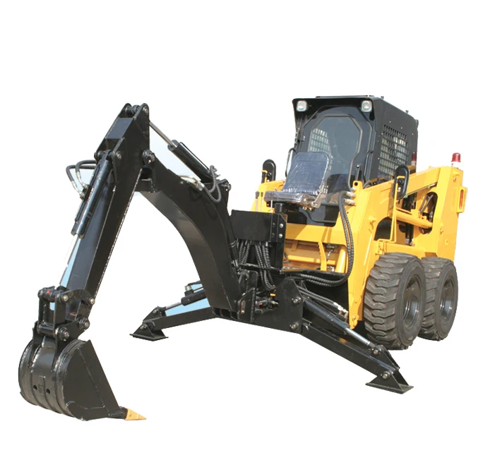 skid loader swing backhoe backhoe for skid loader  backhoe arm