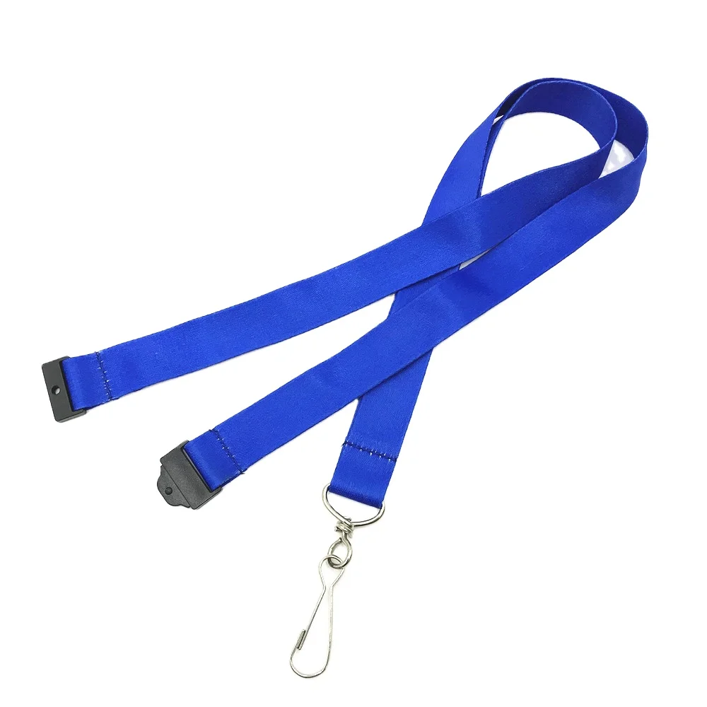 Оптовая продажа, держатель для ключей, безопасный полиэстеровый шнурок на шею для телефона, ключа и удостоверения личности
