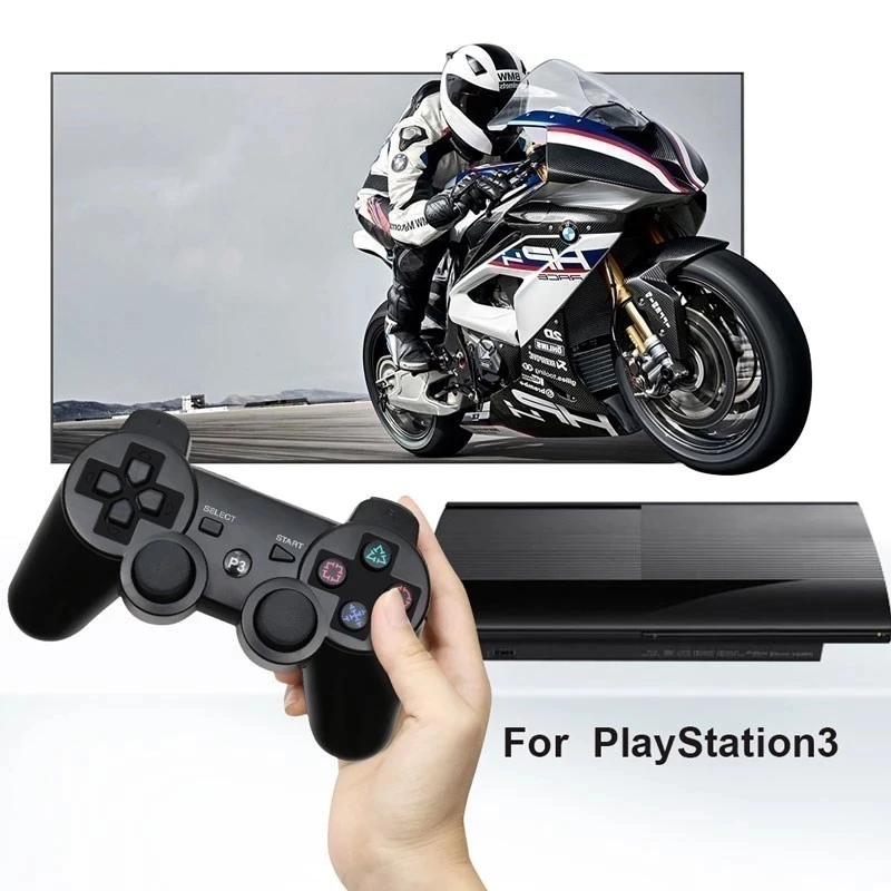 factory price video gamepad PS3 wireless game console portable handle double shock wireless game controller joystick game player