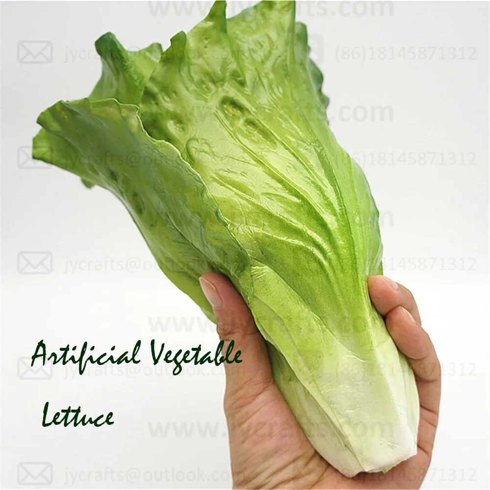 Liberty Imports Artificial Lettuces Simulation Lifelike vegetables for House Kitchen Party Pub Decoration Cabinet Ornament