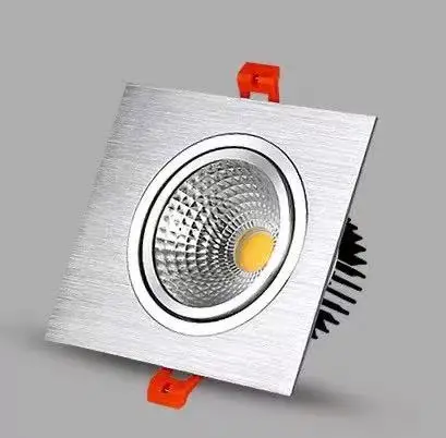 
24V 4000K Max Power 18W Aluminium Brushed Square LED Downlight 1400 lumens For Kitchen 