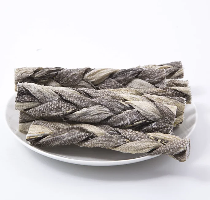 
Good quality pet snacks Cod skin 