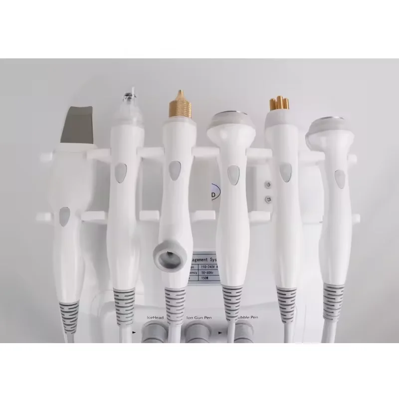 6 IN 1 Hydrogen-oxygen Home Hydro Facial System Machine For RF Dermabrasion Skin Rejuvenation Hydrofacials Beauty Device