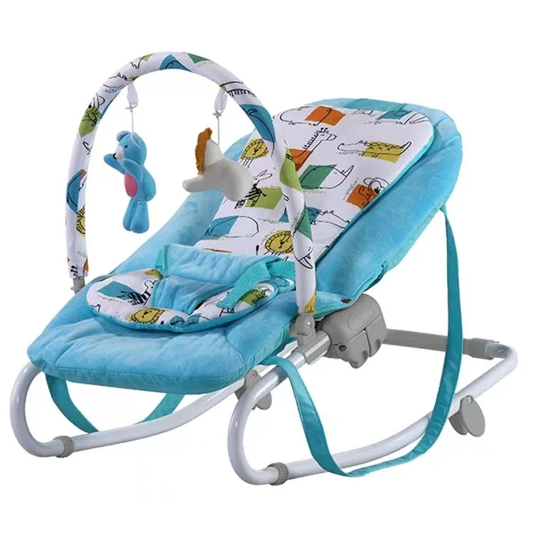 Easy for taking Baby rocker napper  baby rocker infant bouncer rocker with hanging toys