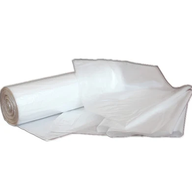 Clear Plastic Food Flat Poly Bag For Fruit And Vegetable Transparent Hdpe Singlet Plastic Flat Bag On Roll