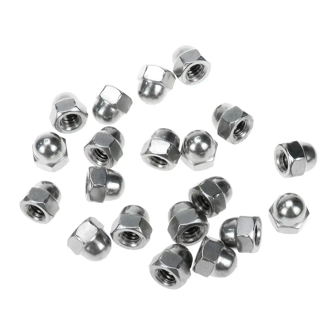 Acorn Nut Hex Cap Domed Nuts in Brass and Copper for M3 M4 M5 M6 M8 SS304 Zinc Plated and Galvanized Polished Surface