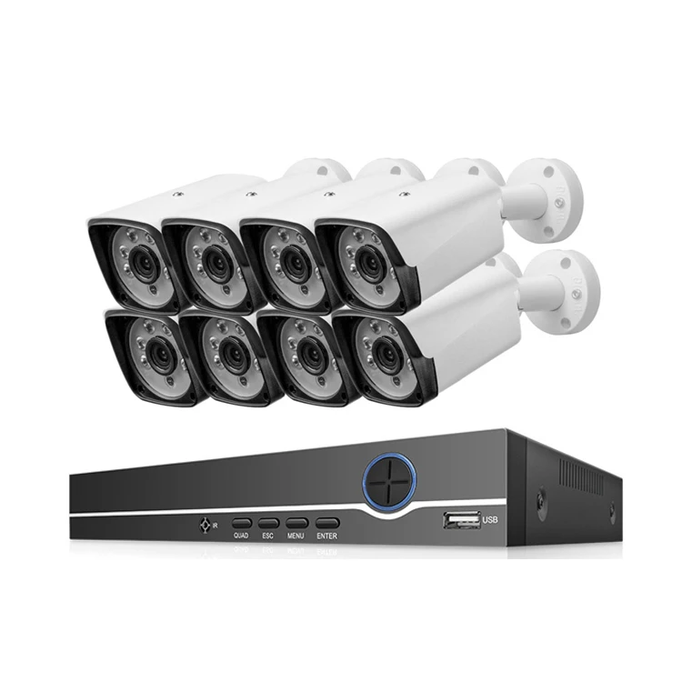 8CH Poe Nvr Kit 4K система безопасности для домашней камеры