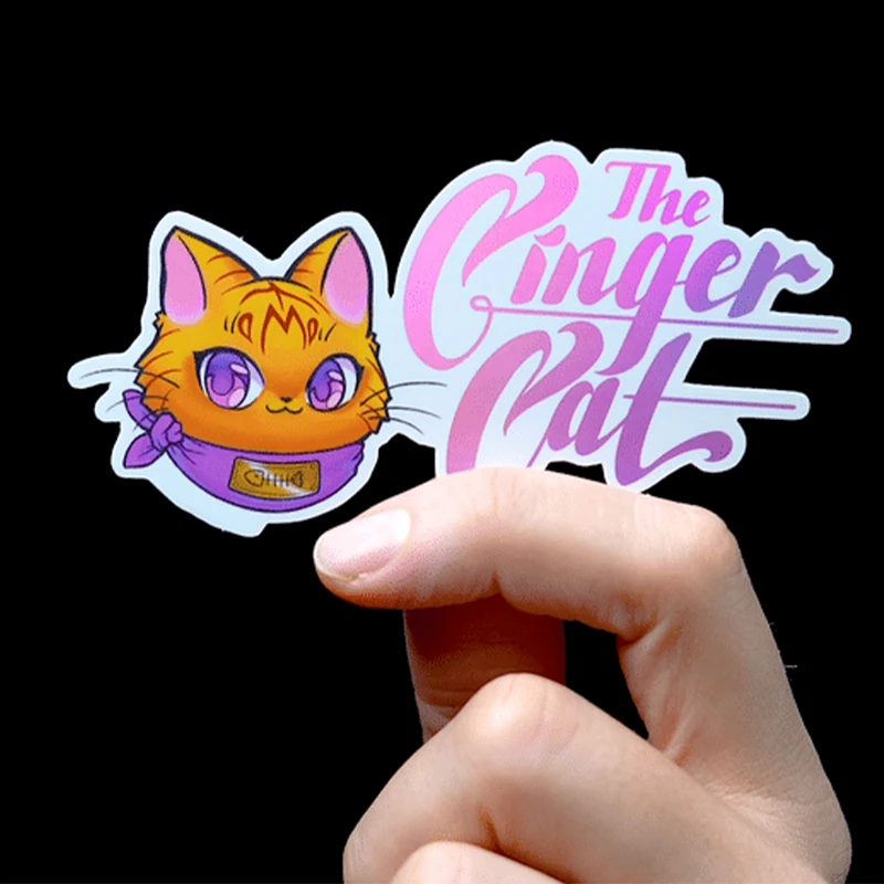 Custom Personalized Adhesive Individual Die Cut Label For Promotion Vinyl Cheap Kids Anime Sticker