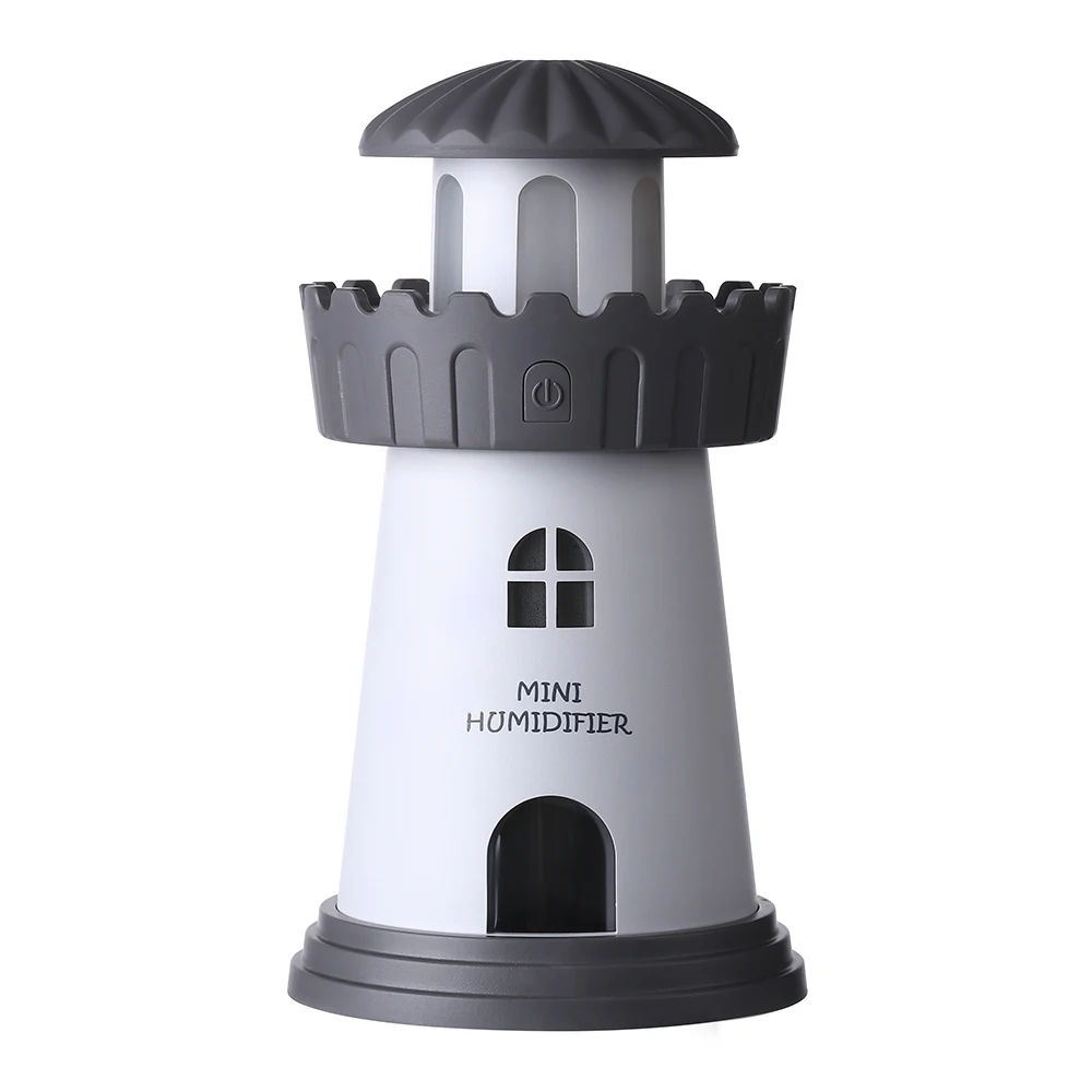 CYNRIN New Design lighthouse humidifier with led night light