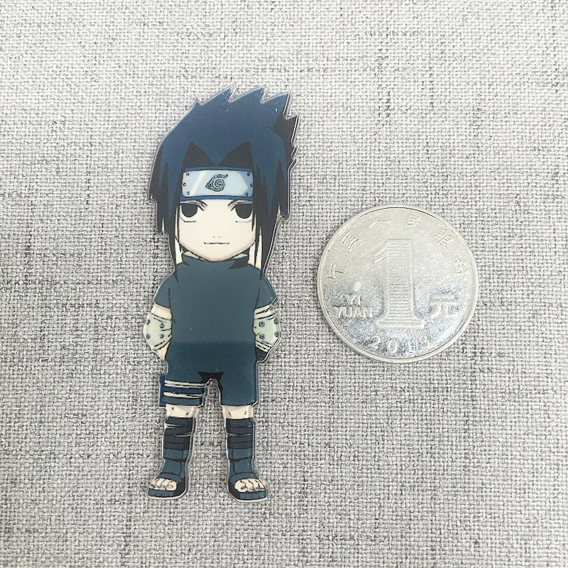 10 дизайн аниме Uzumaki Uchiha Sasuke Itachi Akatsuki акриловая магнитная наклейка на холодильник