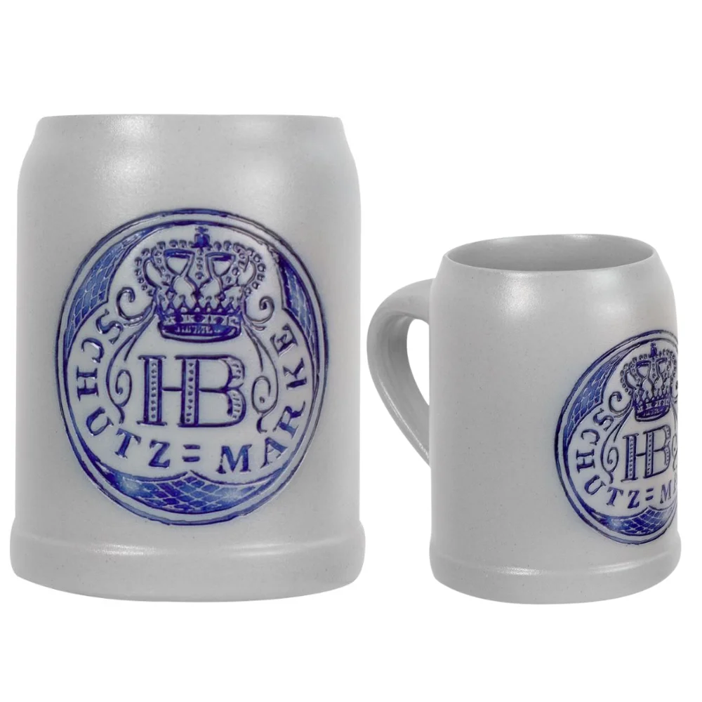 Hofbraeuhaus Muenchen Multiple Styles  Salt-Glazed Stein 0,25 0,5L 1L 3L 5L Oktoberfest Beer Stein Tankard Beer Mug