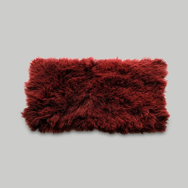 Curly authentic wool sheepskin throw tibetan Mongolian lamb fur plate Tibetan Lambskin Plate tibet lamb plate