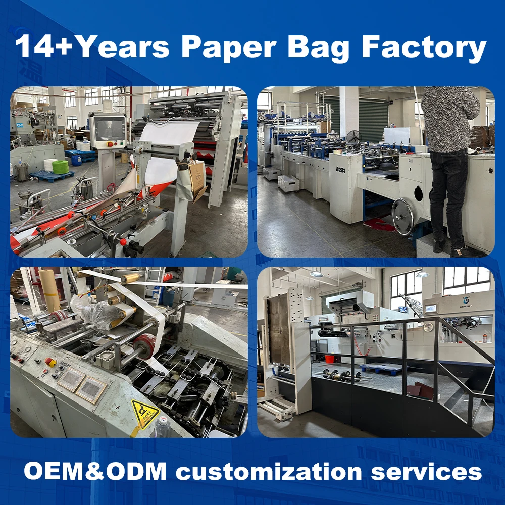 KUOSHI OEM supply golden supplier thickness brown 140gsm small kraft paper bag with holes and strip handle