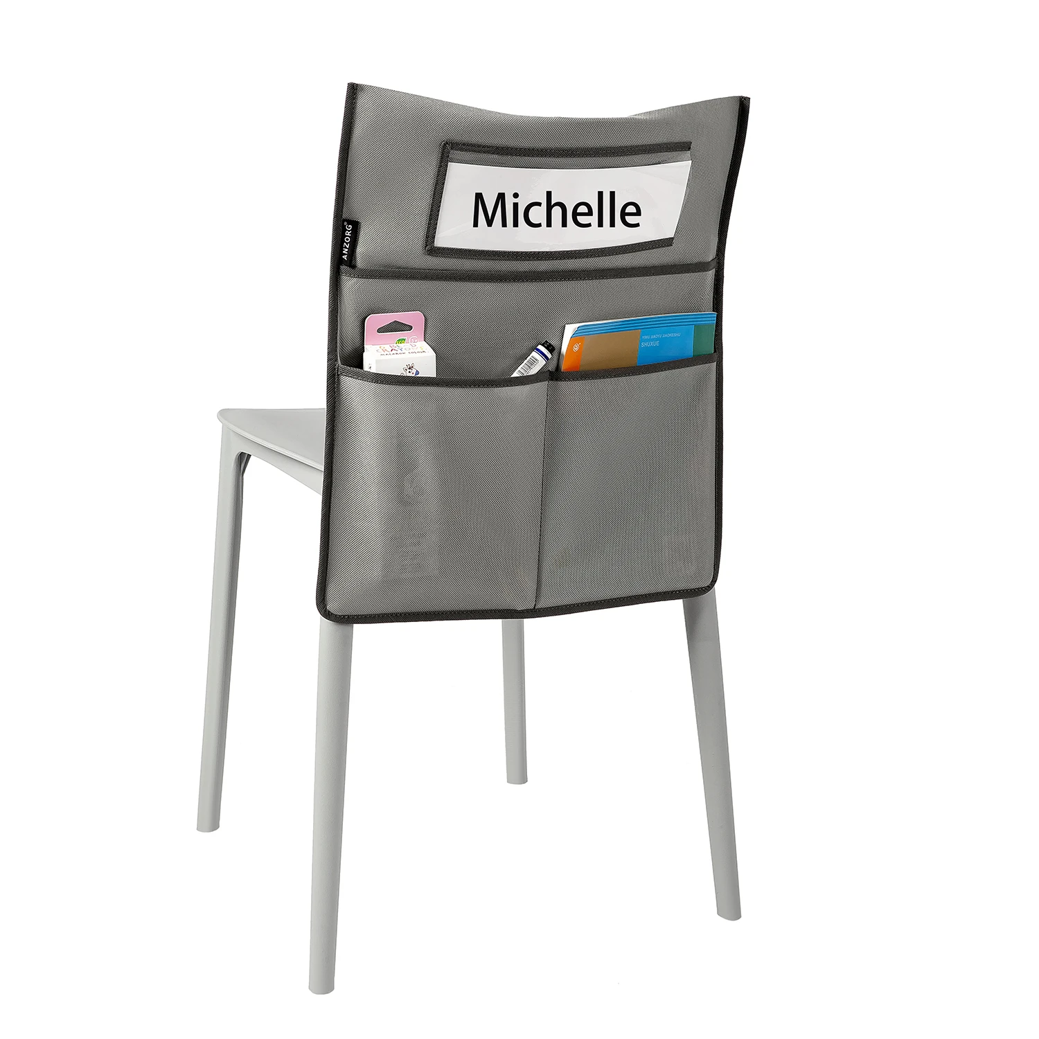 Chairback Buddy Pocket Chart Back of Chair Organizer Seat Organizer for Classroom with Name Tag Pocket