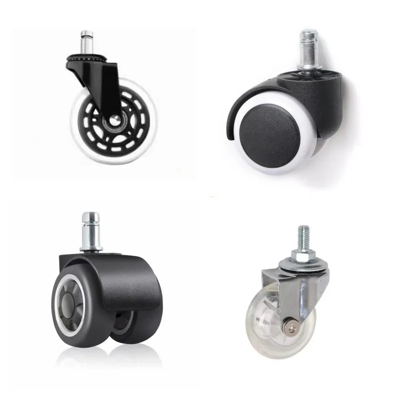 PU material office chair caster wheels for furniture moving