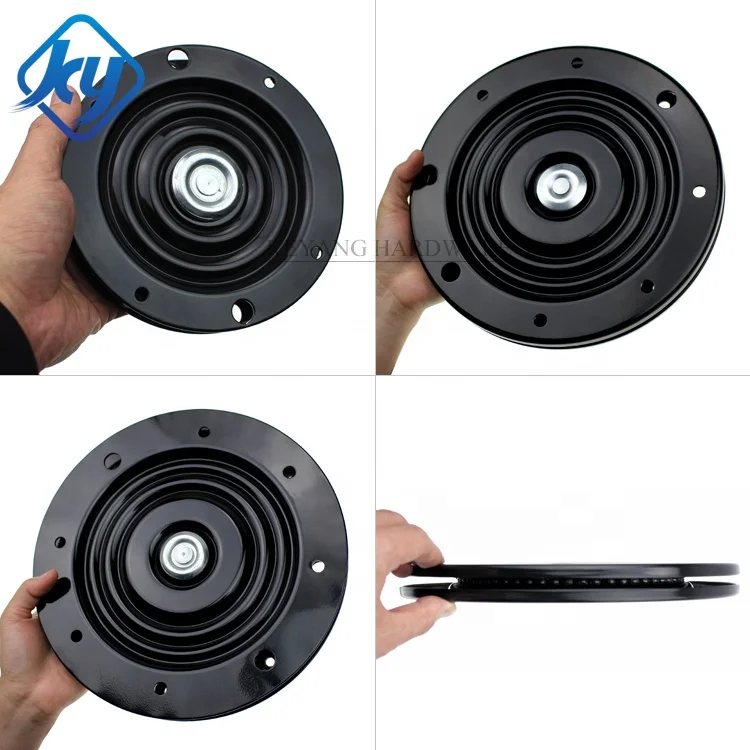 Furniture Iron Ball Bearings Office Chair Seat Base Barstool Rotating Metal Swivel Plate