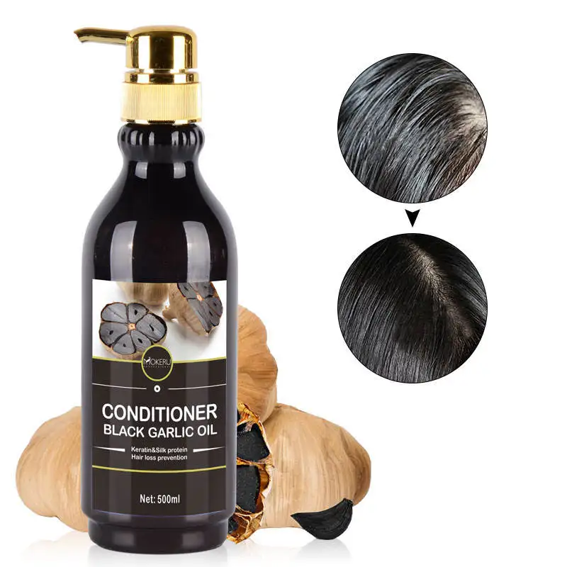 Hot Sale Factory Black Garlic Conditioner Health And Natural Black Garlic Conditioner 500 Ml Organic Hair Conditioner