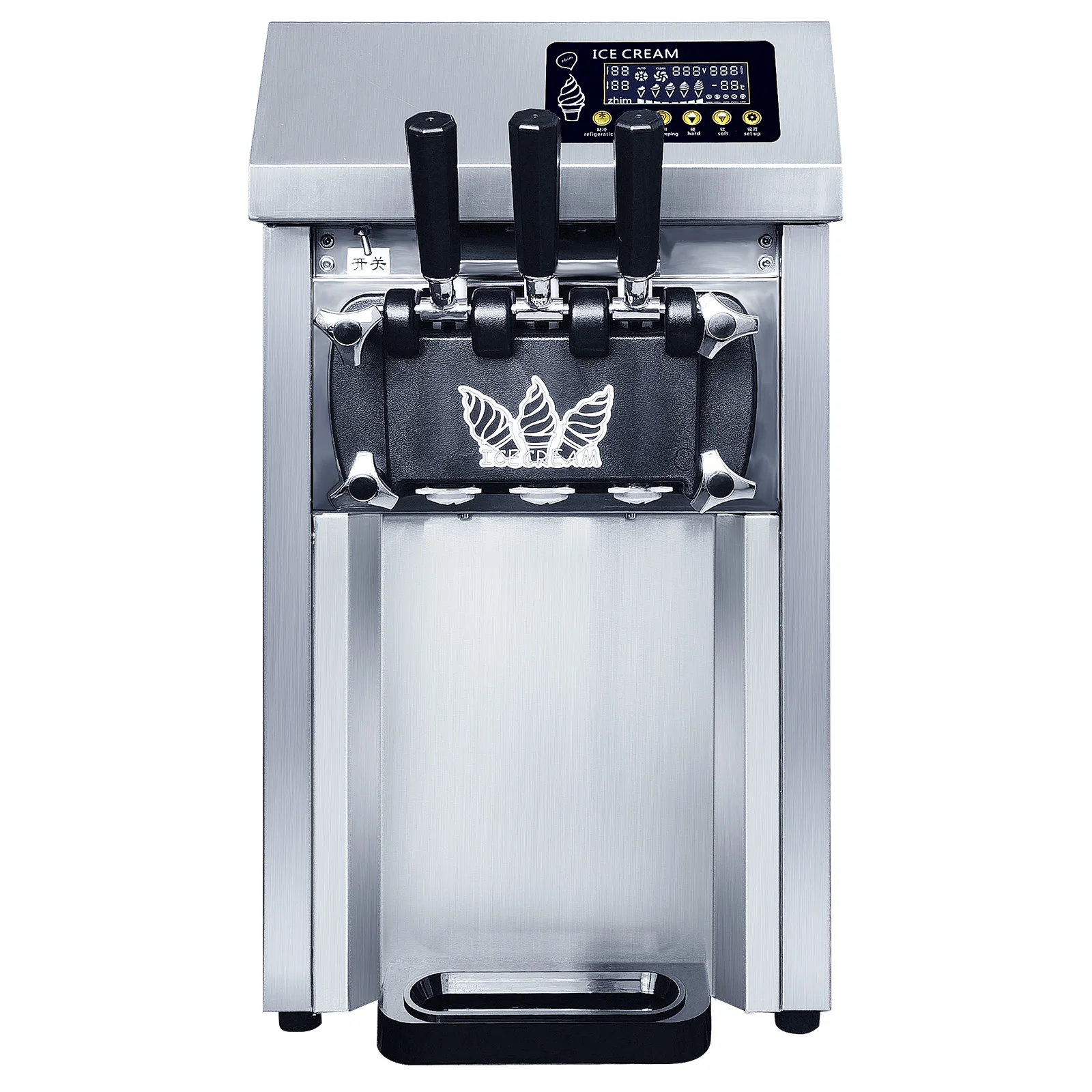 Low Price A126 1255W sundae ice cream machine voltage regulator for ice cream machine