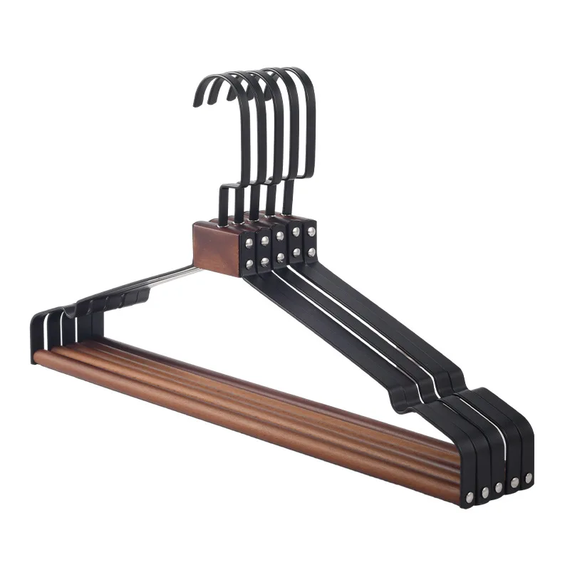 Wooden Hanger costom Brand Suits Coat Hanger Wooden Hangers for Clothes with Logo