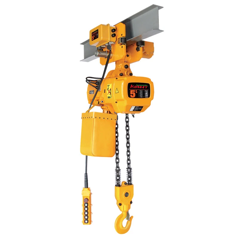 1 2 3 5 10 Ton 380V/220V 3 Phase Electric Chain Hoist with Trolley