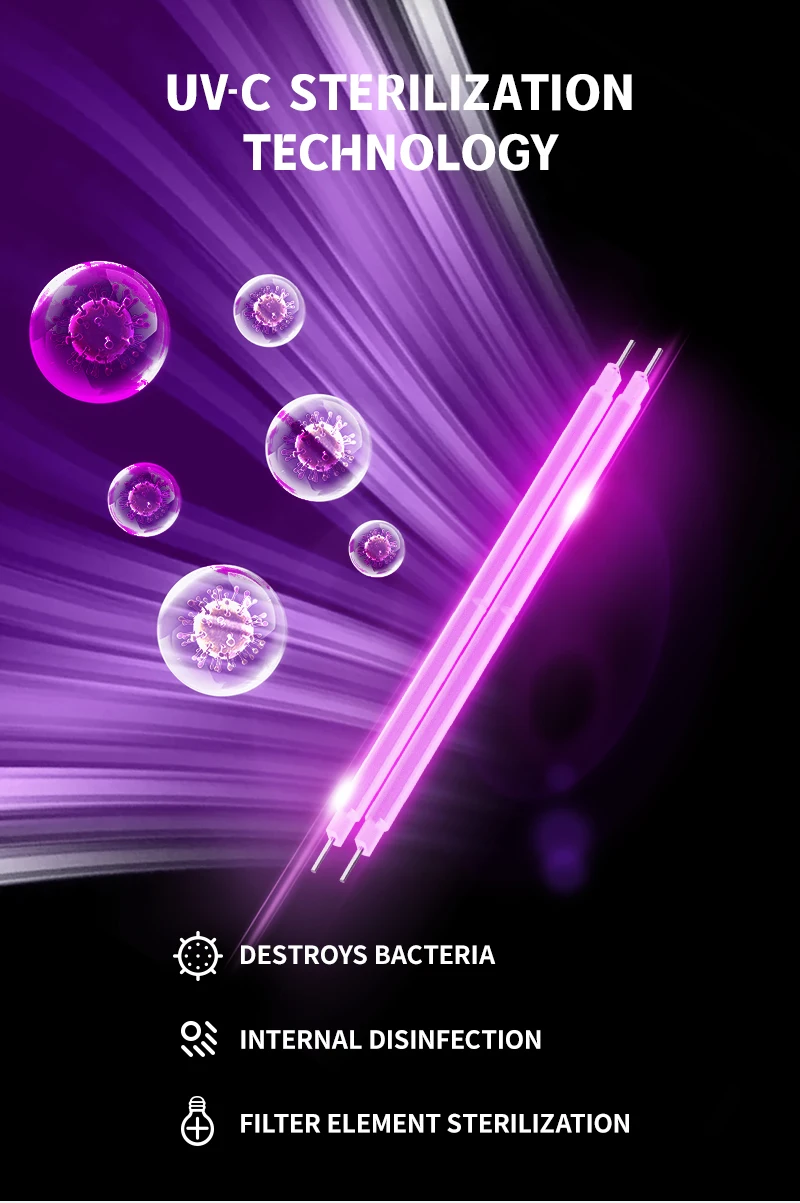 JNUO wholesale price air purifier hepa h13 carbon filter portable air purifier plant