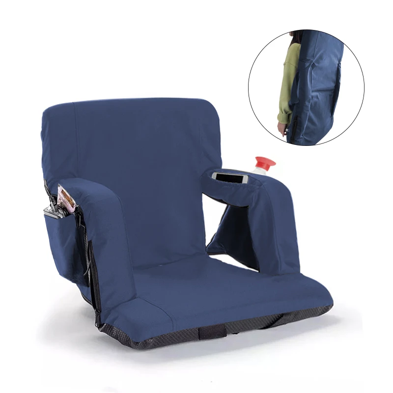 Wholesale Folding Oxford Cloth Outdoor Bleacher Backrest Stadium Seat Cushions