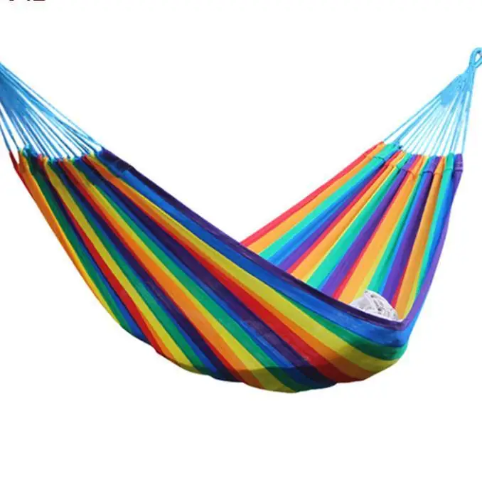 Best seller durable cotton hammock outdoor hammock garden foldable hammock