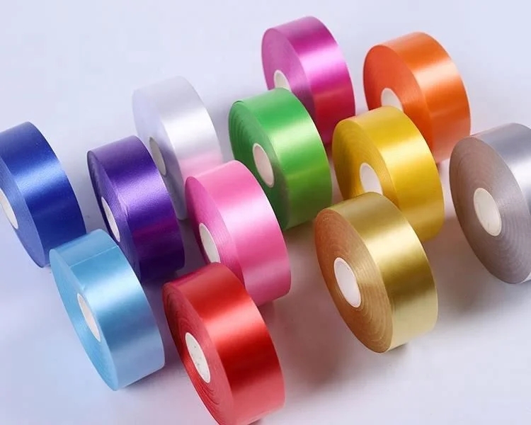 
2.8CM*50M Color Curling Plastic Gift Ribbon for the Wedding Decoration 