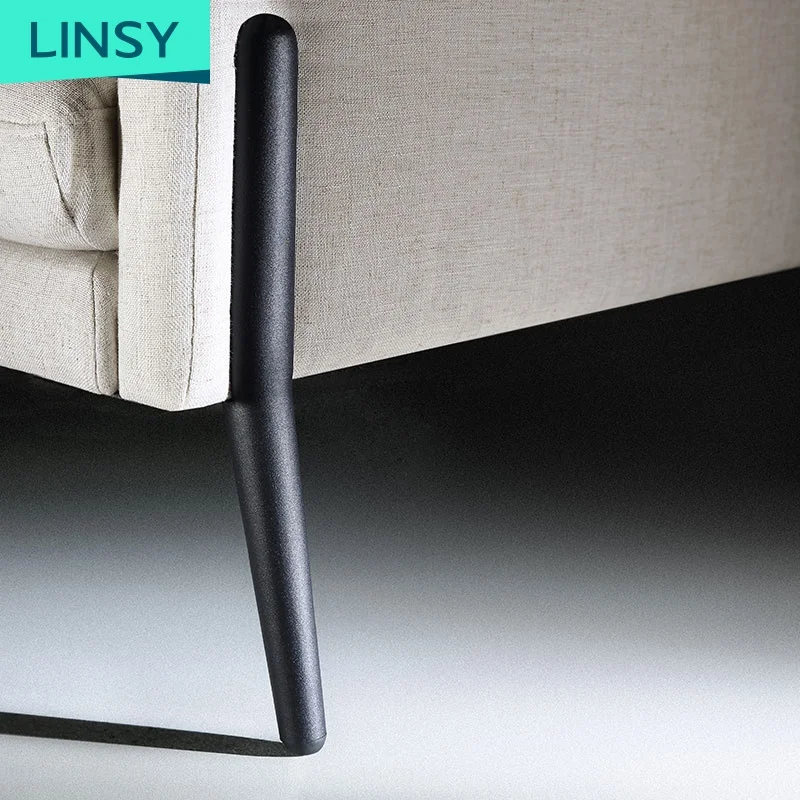 Nordic Modern Luxury French Linen Fabric Sectional Sofa Set Designs Living Room Furniture