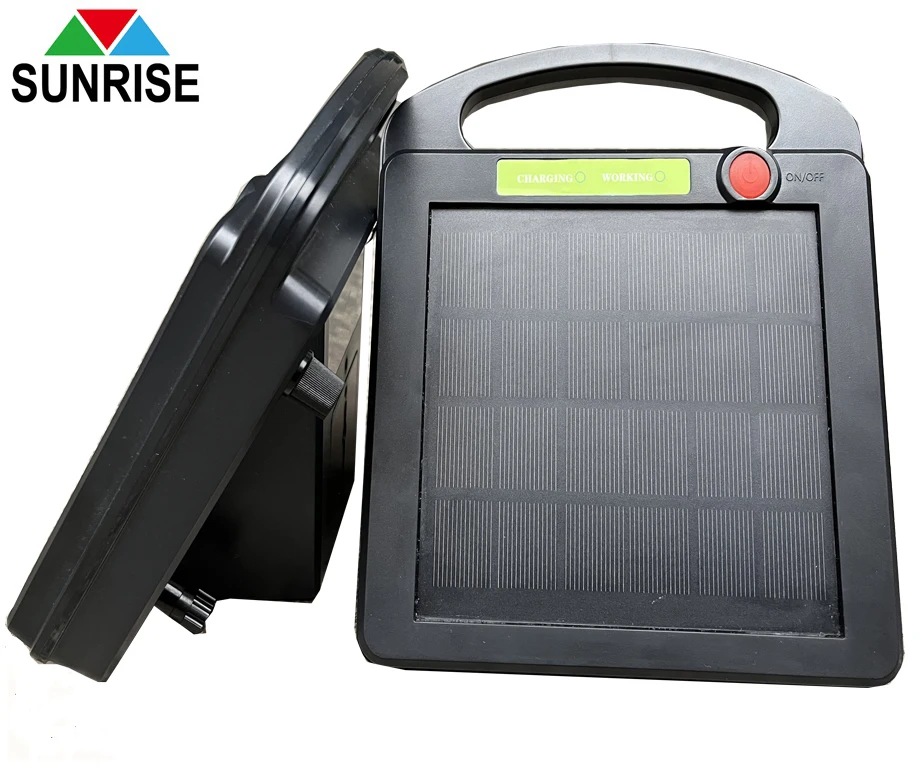 Mini solar electric fence energizers for small animals
