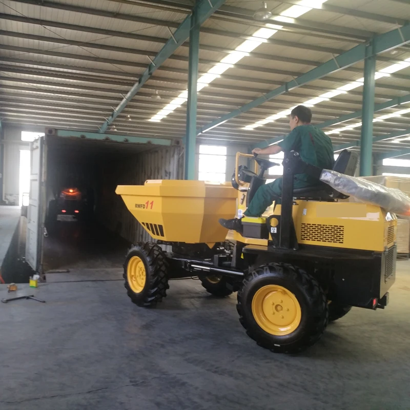 High Quality Yanmar engine four wheel drive mini dumper mini loader for sale