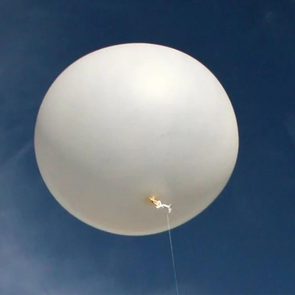 Professional weather balloon used for weather detection height fixing floating in the air and multi size super large balloon