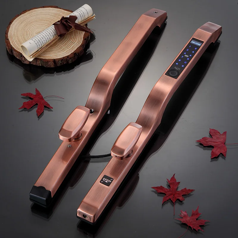 
Smart door lock fingerprint digital door lock for office aluminum glass door 