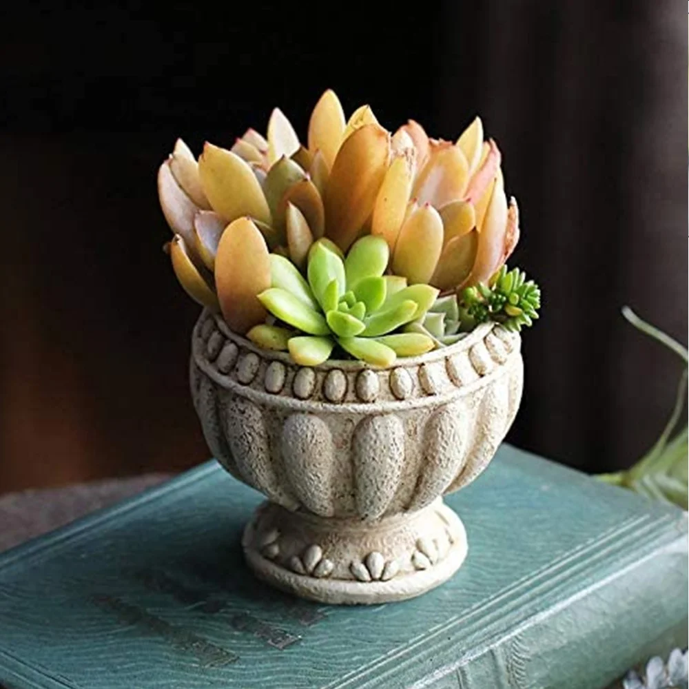 Силиконовая форма «сделай сам» для цветочных горшков глины суккулентов бетонных плантаторов ВАЗ гипсовых цементных форм