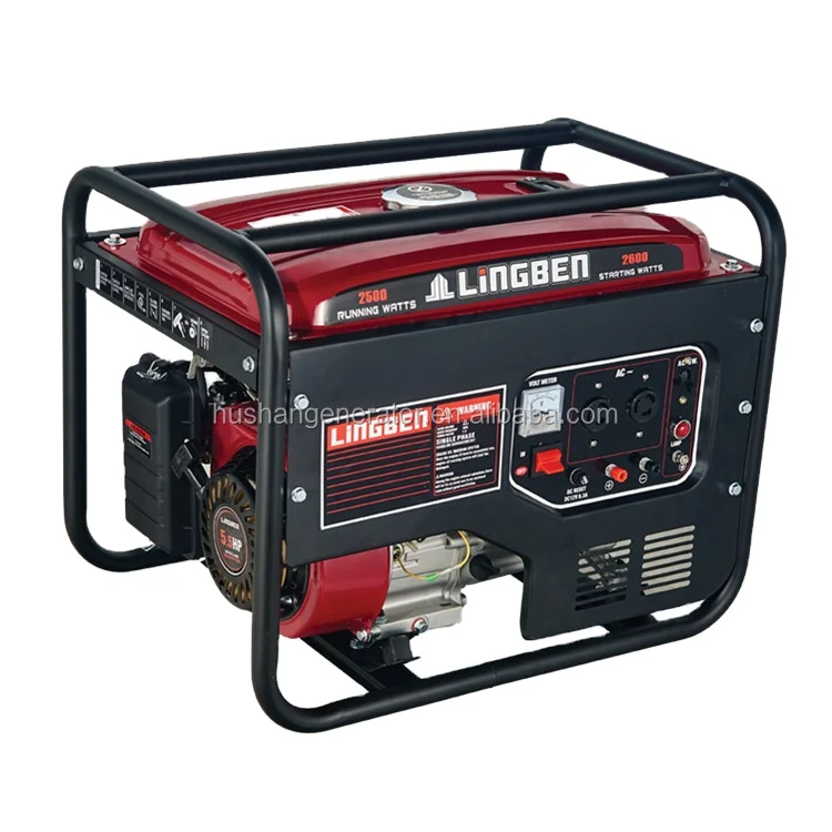 ZheJiang LingBen 6.5Hp 3kVA портативный Электрогенератор бензиновая цена на продажу хорошие детали