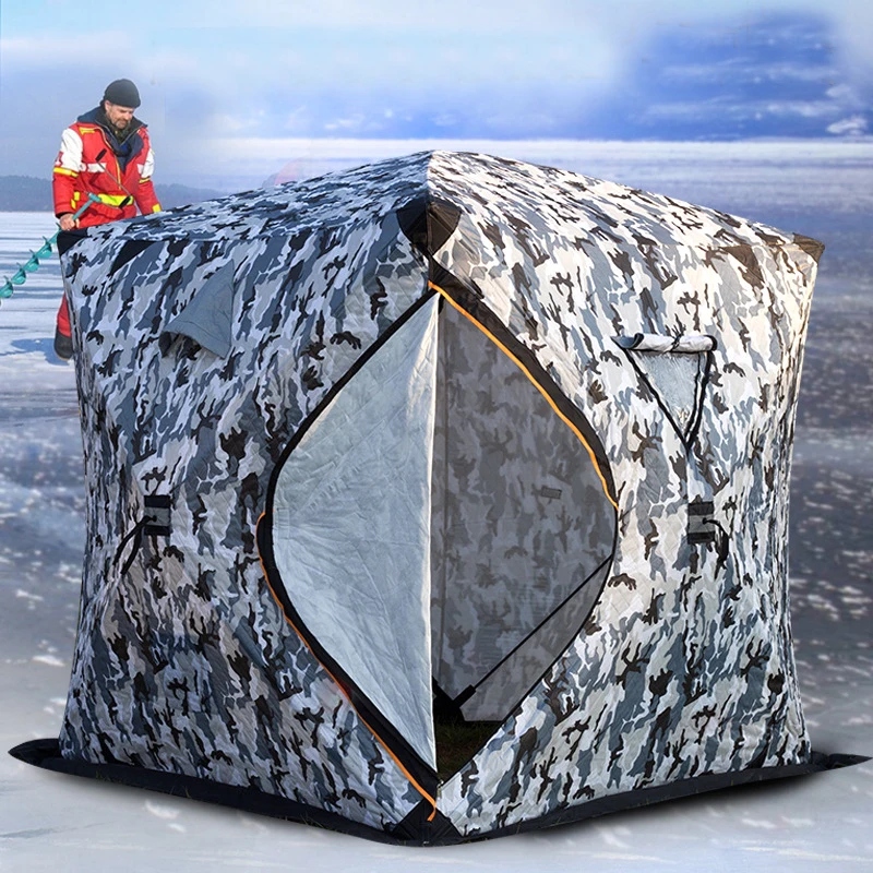 Wholesale quick pop up winter hiking portable lightweight 1-2 person camp ice fishing tent