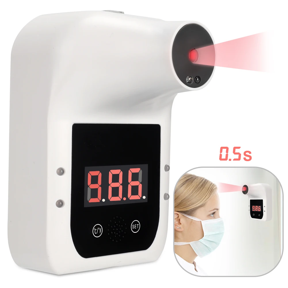 
Thermometer with voice broadcast handfree automatic digital thermometer GP100 with high temperature alarm function 