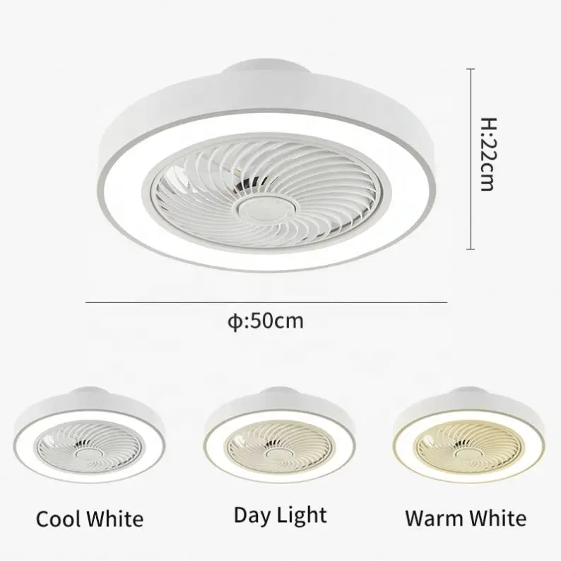 Modern retractable LED ceiling fan light with remote control size  42 inch with light fans for home ceiling fan 110v 220v