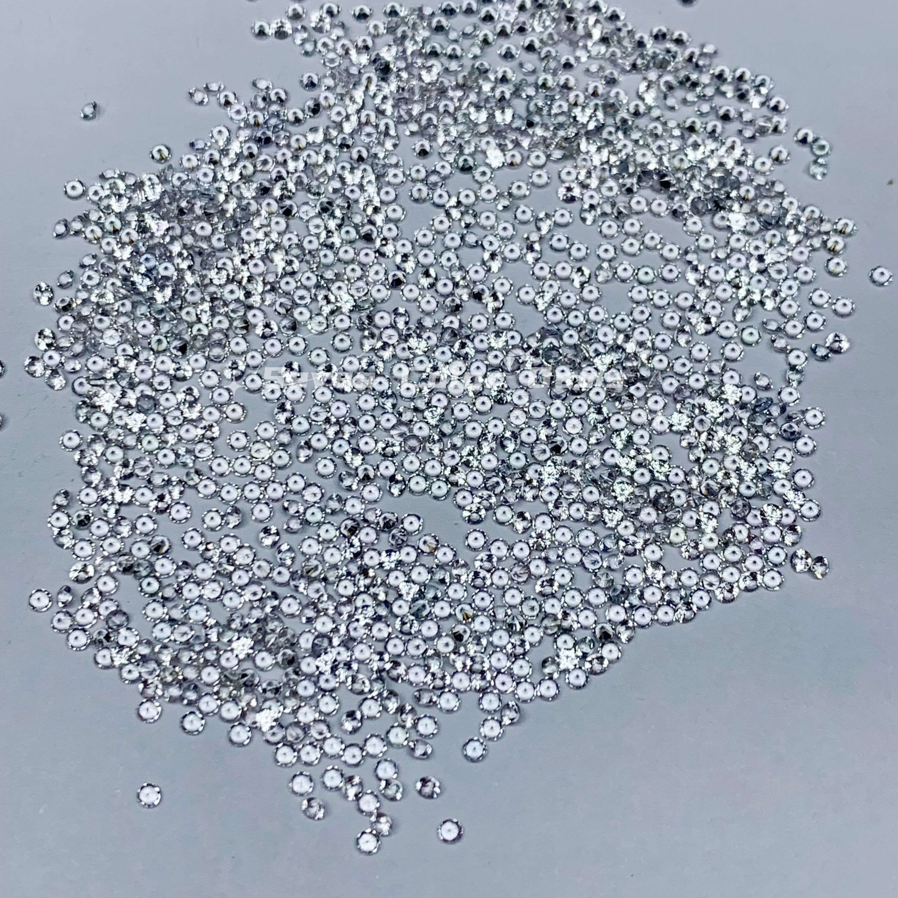 Natural white sapphire 2mm melee brilliant white sapphire stone top quality natural loose gemstones real gems