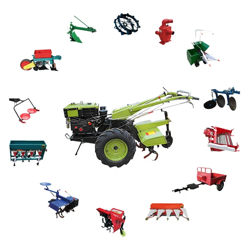  Мини ходьба tractor12-22hp с высоким качеством и конкурентоспособной идущий сзади тракторы-натриевый вкладыш