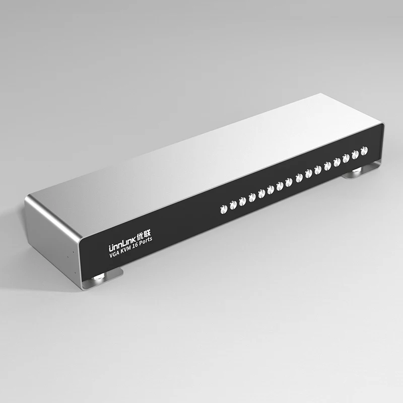 Unnlink VGA KVM Switch 16 Ports 1080P@60Hz Video Switcher ODM OEM Factory Price NEW