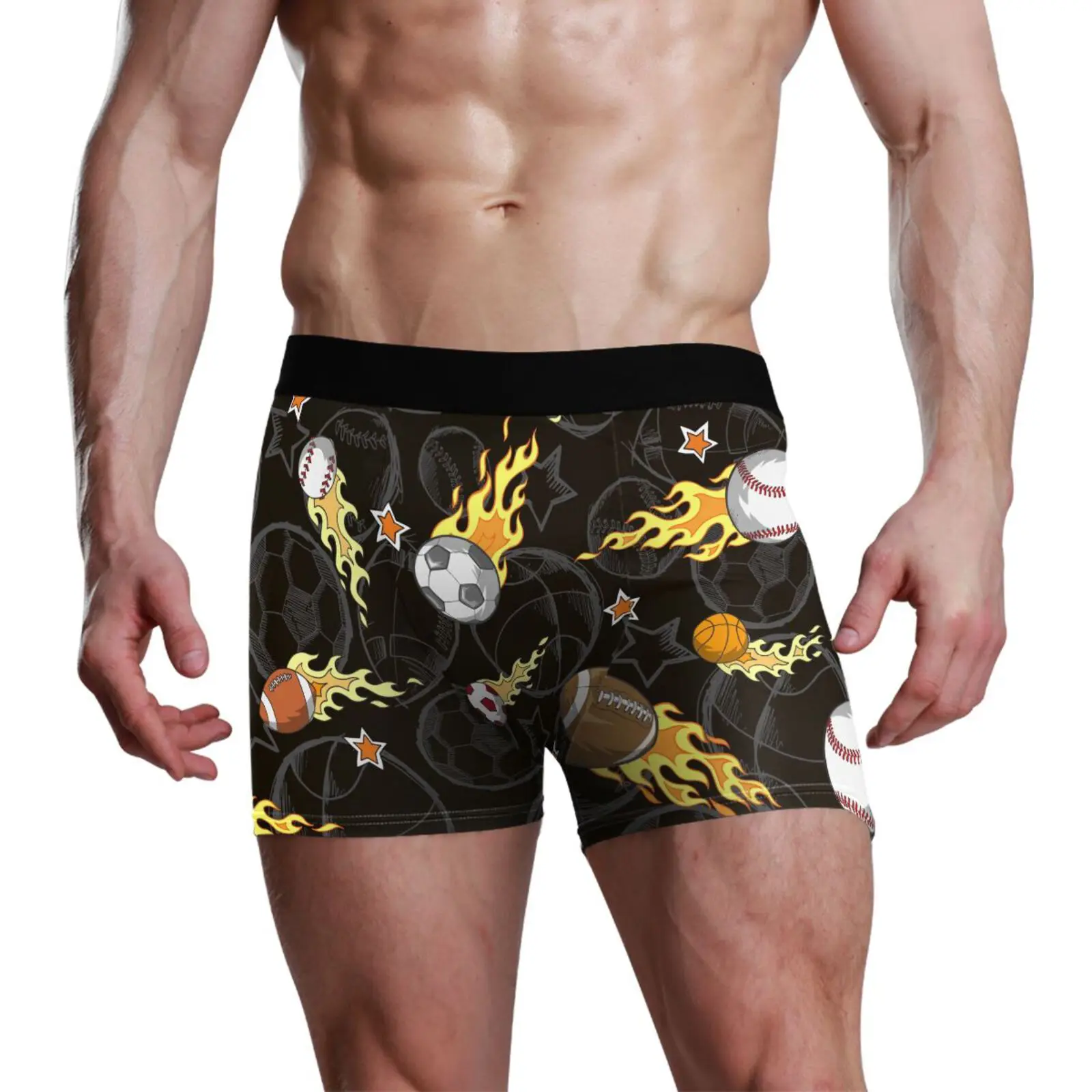 Factory mid-rise stretch plus size bamboo Stretch Long Leg custom brand Trunk cotton brief boxer men underwear