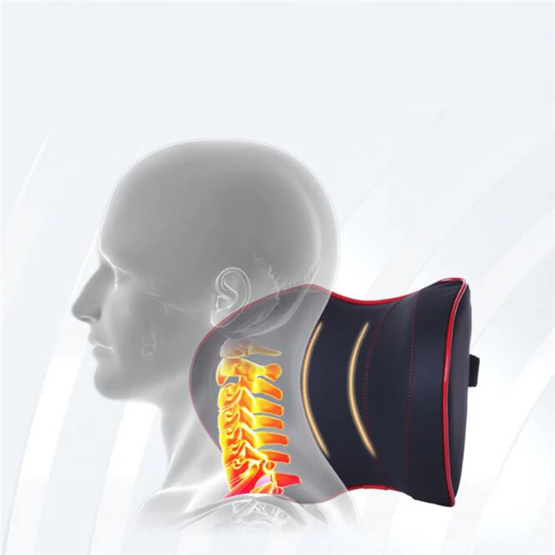 Cheap Memory Foam Car Back Support Cushion Ergonomic Lumbar Support Pillow To Relieve Sciatica Pain For Office Desk Chair